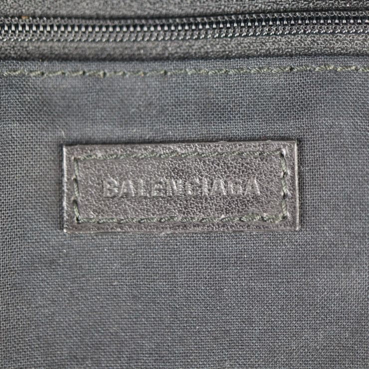 Balenciaga Backpack Daypack 503221 Nylon Canvas Black Multicolor Explorer Logo
