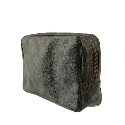 Louis Vuitton Second Bag Monogram Trousse Toilette 23 M47524 Brown PVC Leather