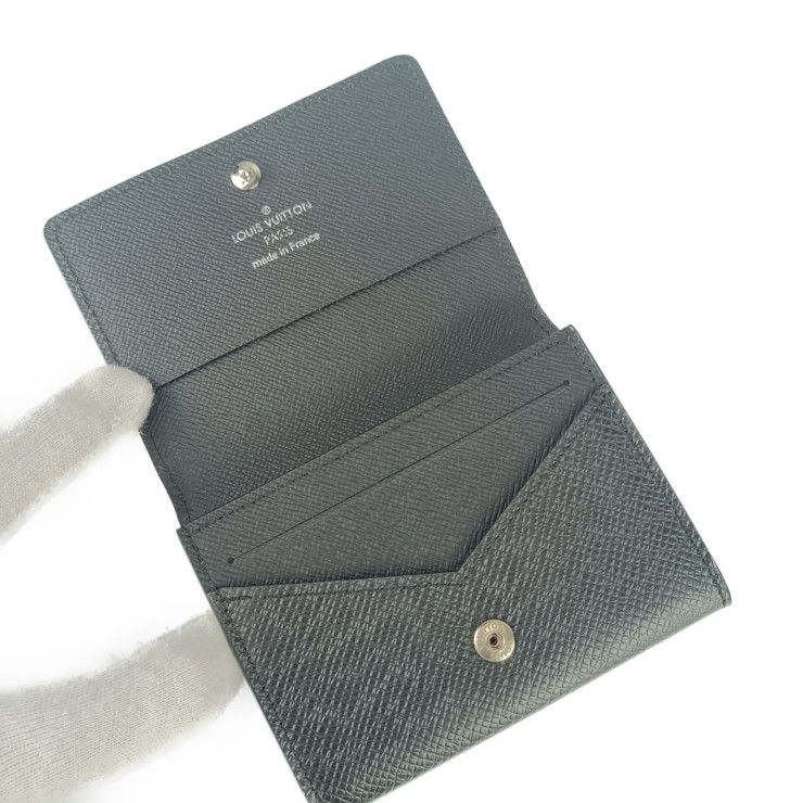 Louis Vuitton Business Card Holder Envelop Carte De Visite NM M64595 Ardoise