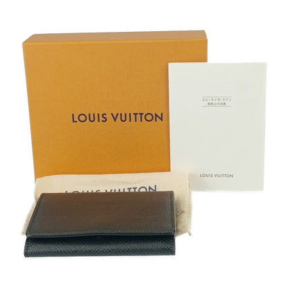 Louis Vuitton Business Card Holder Envelop Carte De Visite NM M64595 Ardoise