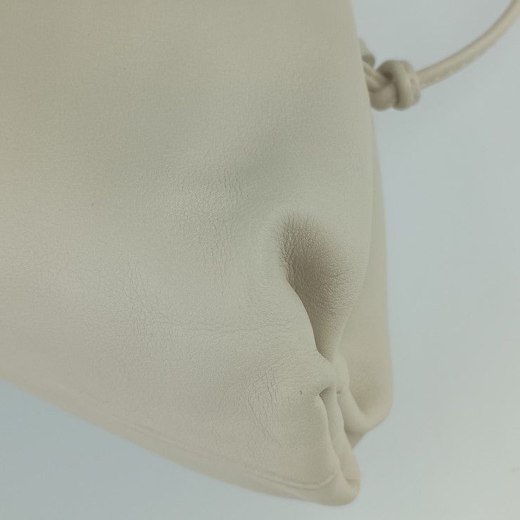 Bottega Veneta Shoulder Bag Mini The Pouch 585852 Vcp40 Plaster Light Beige