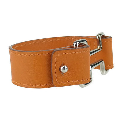 Hermes Bracelet Tonight - Orange Silver Hardware Vorswith Ladies ?K Engraved