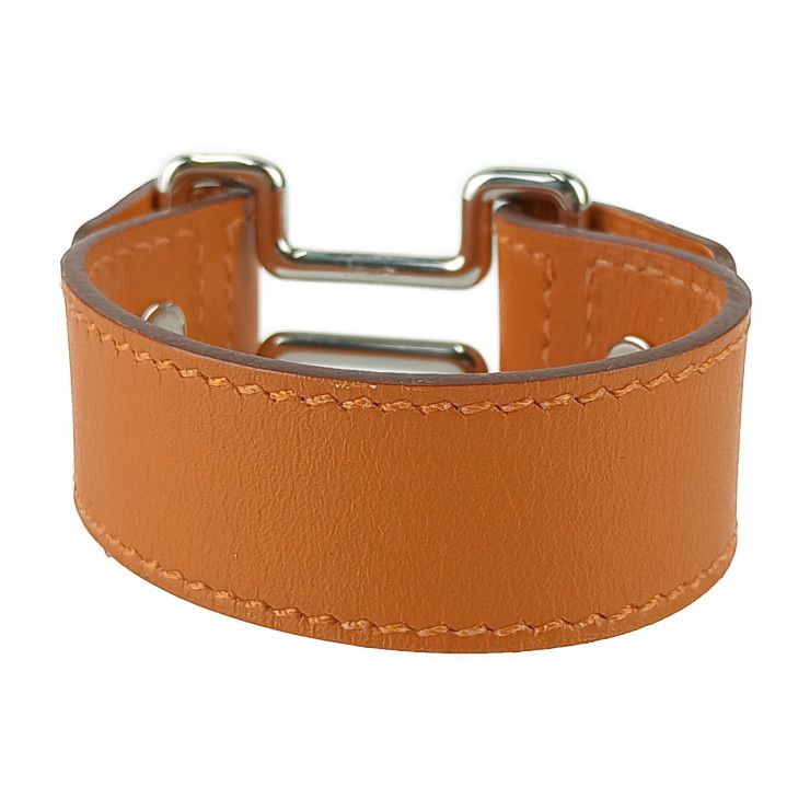 Hermes Bracelet Tonight - Orange Silver Hardware Vorswith Ladies ?K Engraved