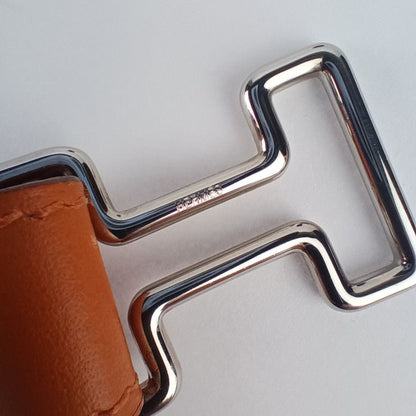 Hermes Bracelet Tonight - Orange Silver Hardware Vorswith Ladies ?K Engraved