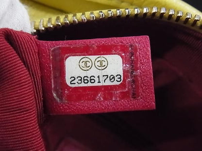 Chanel Shoulder Bag Gabrielle De Chanel Small Hobo A91810 Navy Yellow Red Suede