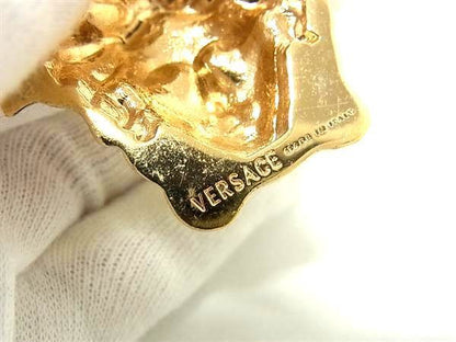 Versace Necklace Medusa - Gold Metal Unisex 3strand