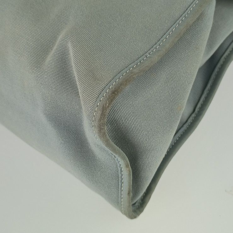 Hermes Handbag Herbag Her Bag Zip PM - Light Dusty Blue Silver Hardware Toile