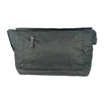 Prada Shoulder Bag Messenger Bag 2vd013 Black Nylon Leather Unisex Flap
