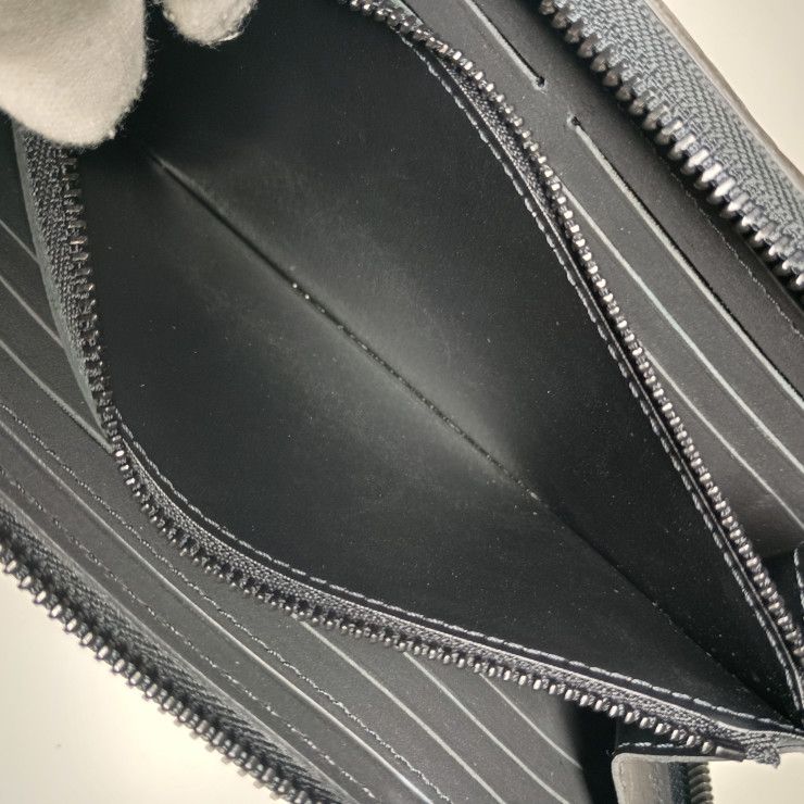 Louis Vuitton Zippy Wallet Horizontal Long Wallet M11721 Black Taurillon