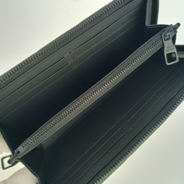 Louis Vuitton Zippy Wallet Horizontal Long Wallet M11721 Black Taurillon