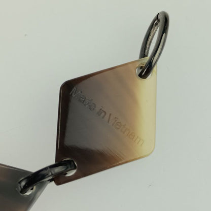 Hermes DEVA Necklace - Brown Bordeaux Buffalo Horn Ladies