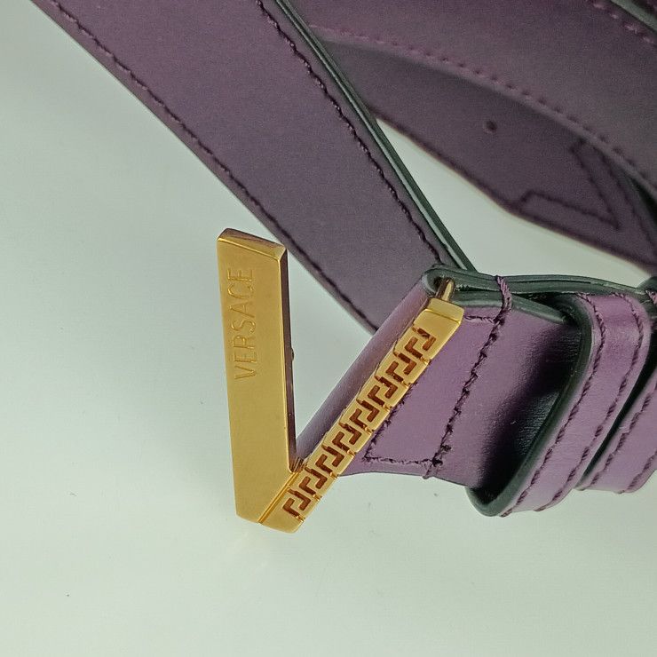 New Used Unused Display Versace Waist Bag V Greca Signature Belt Bag 1006888