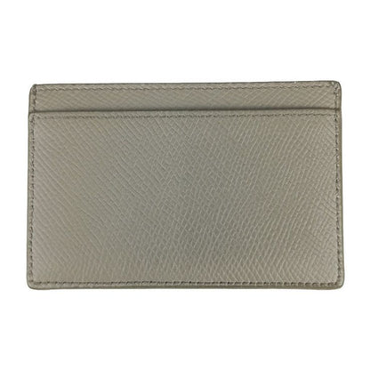 Celine Card Case Plain Card Holder 10b703bel.10bl Gray Grained Calfskin Unisex