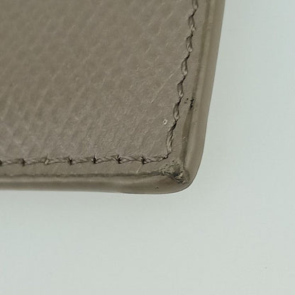 Celine Card Case Plain Card Holder 10b703bel.10bl Gray Grained Calfskin Unisex