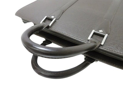 Louis Vuitton Business Bag Porte Documents Rosin M30058 Grizzly Taiga Men's