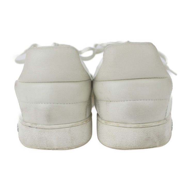 Louis Vuitton Sneakers - Croc Shape Pressed Leather X Rubber White Silver