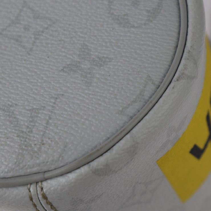 Louis Vuitton Chalk Nano Bag Shoulder Bag M44631 PVC Leather White Gray Silver