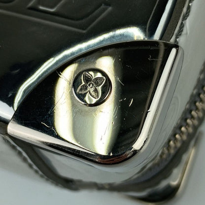 Louis Vuitton Shoulder Bag Monogram Mirror Handle Soft Trunk M45885 Silver PVC