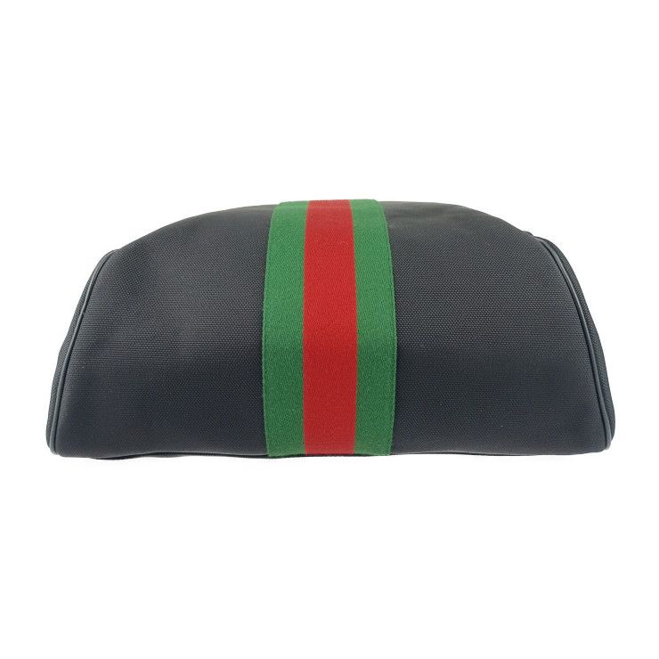 Gucci Backpack Sac Sherry Line Backpack 630918 Black Silver Hardware Canvas