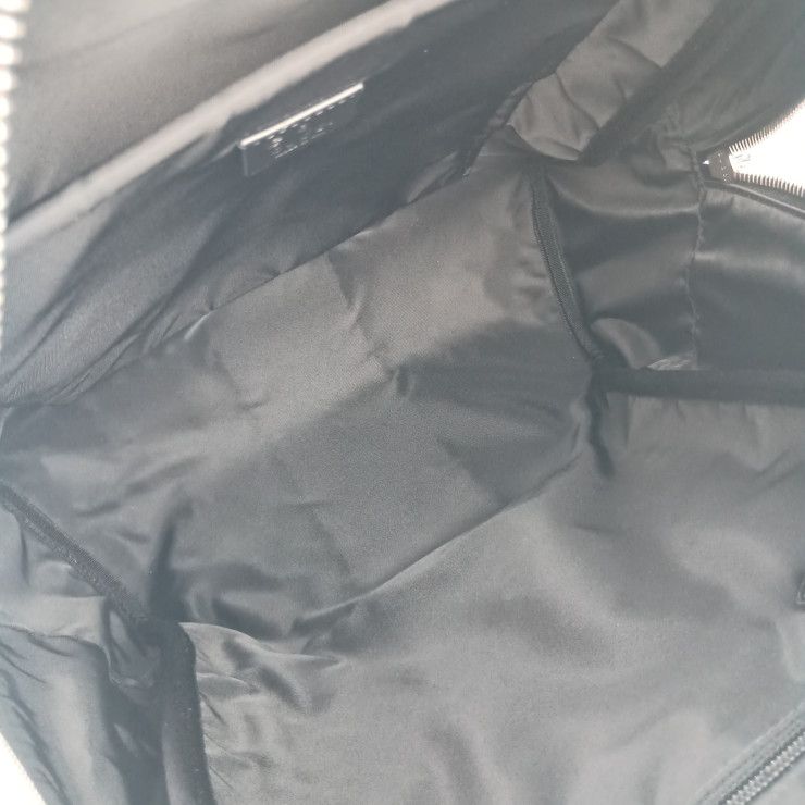 Gucci Backpack Sac Sherry Line Backpack 630918 Black Silver Hardware Canvas