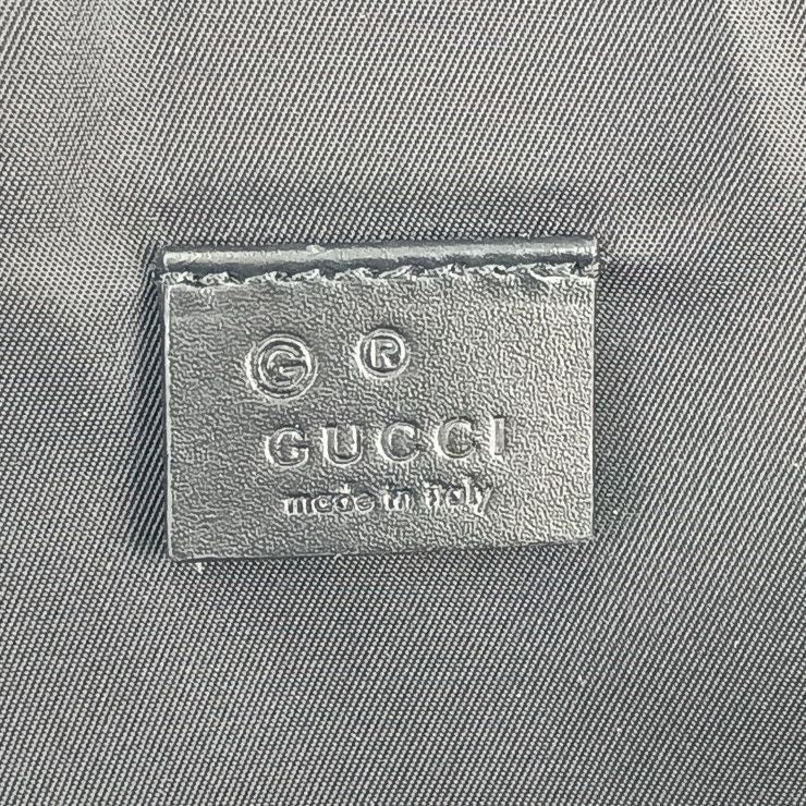 Gucci Backpack Sac Sherry Line Backpack 630918 Black Silver Hardware Canvas