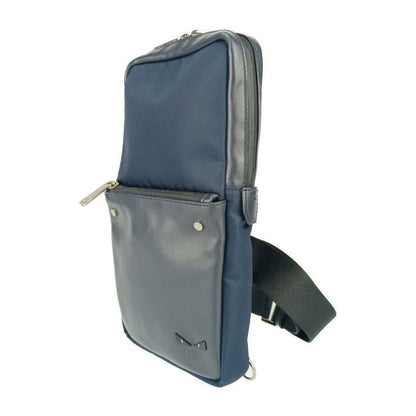 Fendi Body Bag Bugs One Shoulder Bag 7vz033/60d Navy Black Silver Hardware