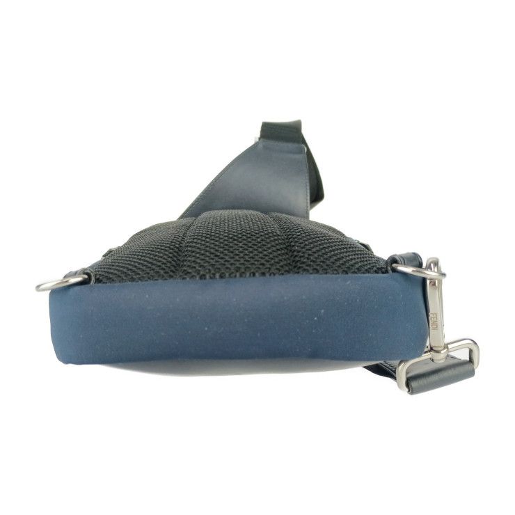 Fendi Body Bag Bugs One Shoulder Bag 7vz033/60d Navy Black Silver Hardware