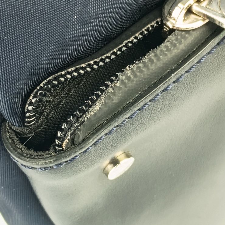 Fendi Body Bag Bugs One Shoulder Bag 7vz033/60d Navy Black Silver Hardware