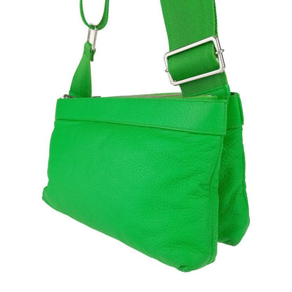 Bottega Veneta Shoulder Bag Classic Pillow Crossbody 666548 Green Silver