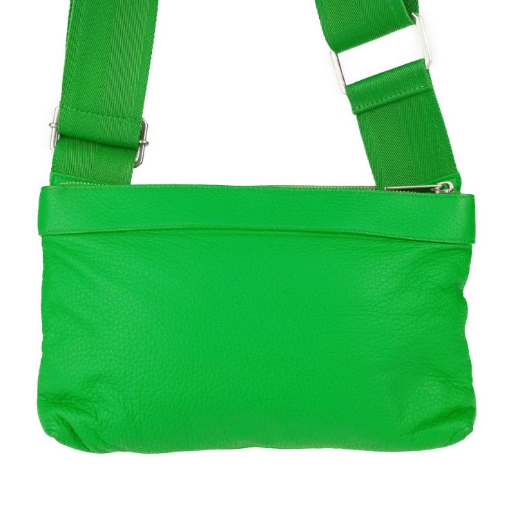 Bottega Veneta Shoulder Bag Classic Pillow Crossbody 666548 Green Silver