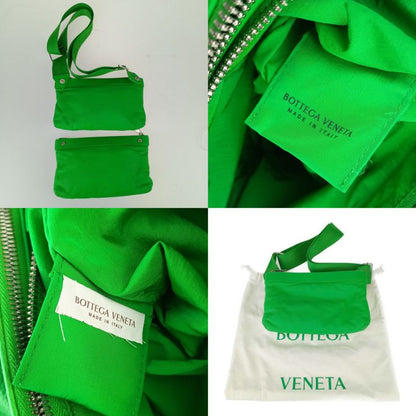 Bottega Veneta Shoulder Bag Classic Pillow Crossbody 666548 Green Silver