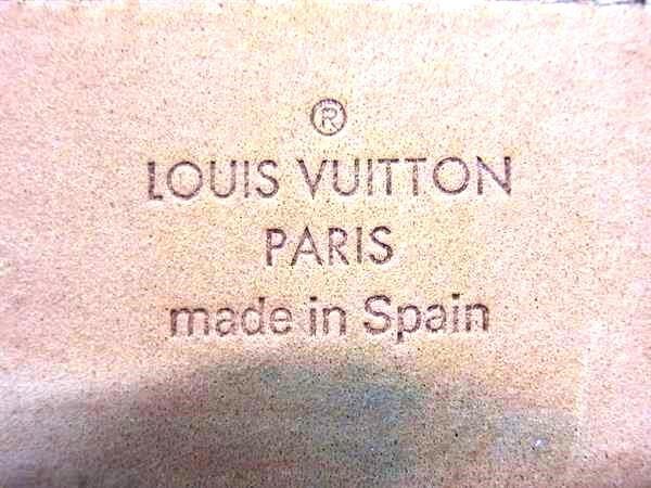 Louis Vuitton Belt Monogram Santure En Venture M9812 Brown PVC Leather Men's