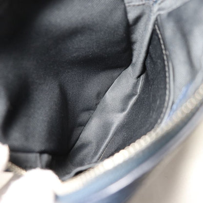 Louis Vuitton Danube PM Shoulder Bag M55168 Taurillon Leather Navy Silver