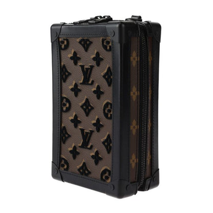 Louis Vuitton Vertical Soft Trunk Shoulder Bag M45044 Leather Monogram Tuftage