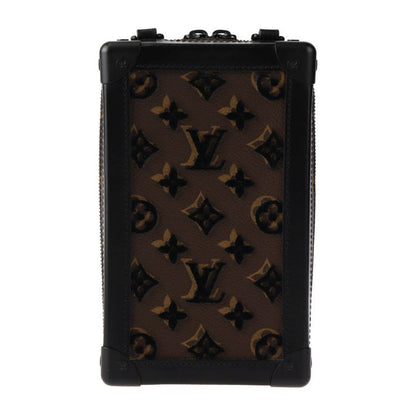 Louis Vuitton Vertical Soft Trunk Shoulder Bag M45044 Leather Monogram Tuftage