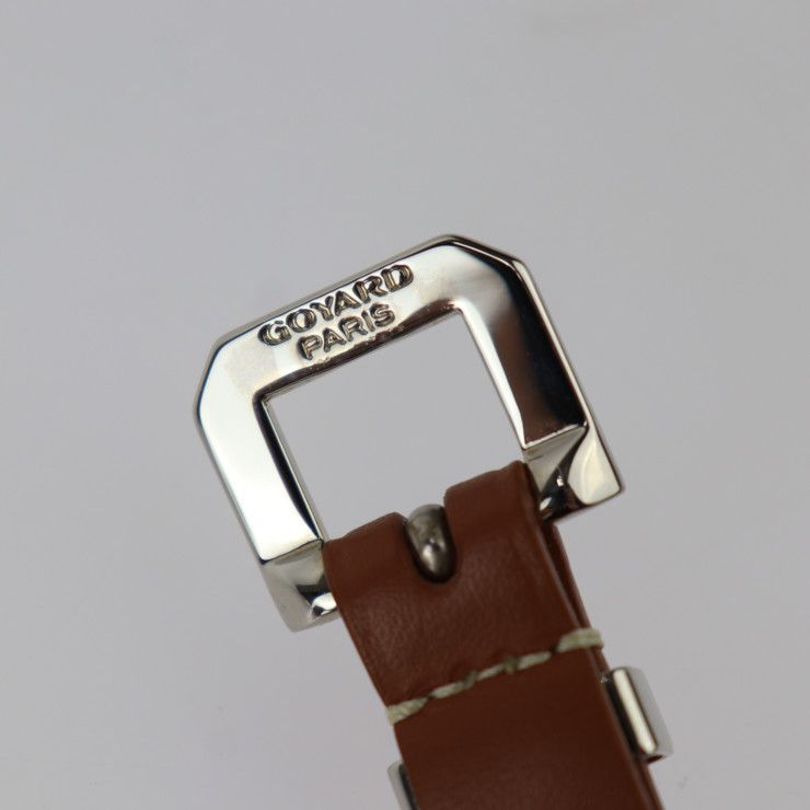 Goyard Cupveil PM Shoulder Bag - PVC Leather Black Brown Silver Hardware