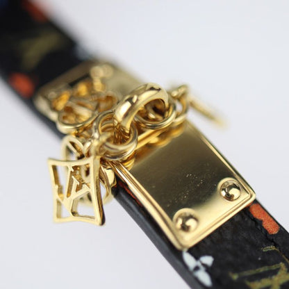 Louis Vuitton Bracelet Game On Collection Bracelet Mp285f PVC Leather Black