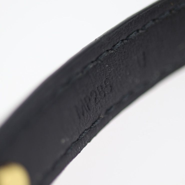 Louis Vuitton Bracelet Game On Collection Bracelet Mp285f PVC Leather Black