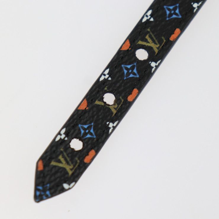 Louis Vuitton Bracelet Game On Collection Bracelet Mp285f PVC Leather Black