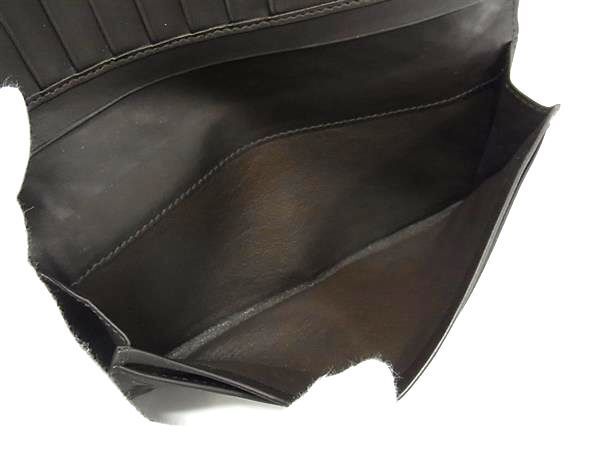 Bottega Veneta Wallet Intrecciato 120697 Brown Leather Men's Knee Fold Long