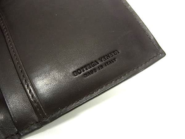 Bottega Veneta Wallet Intrecciato 120697 Brown Leather Men's Knee Fold Long