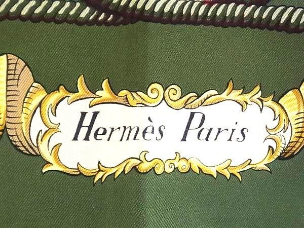 Hermes Scarf Carr 90 Multicolor 100% Silk Ladies Lvdovicvs Magnvs Louis XIV