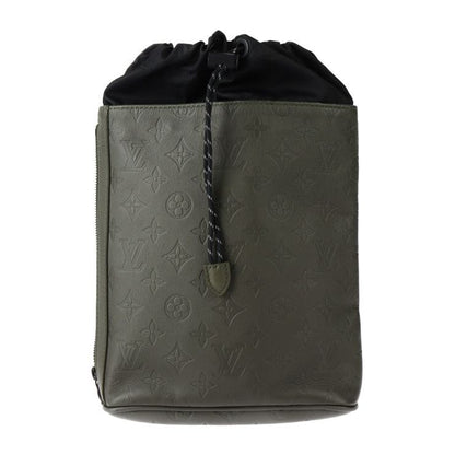 Louis Vuitton Choix Ring Bag Shoulder Bag M44634 Leather Khaki Black Monogram