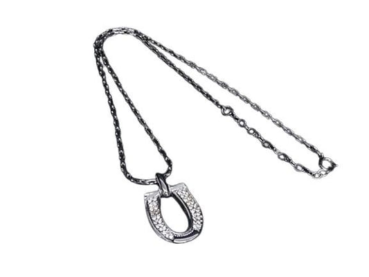 Christian Dior Christian Dior Necklace - Silver Metal Women's Rhinestone