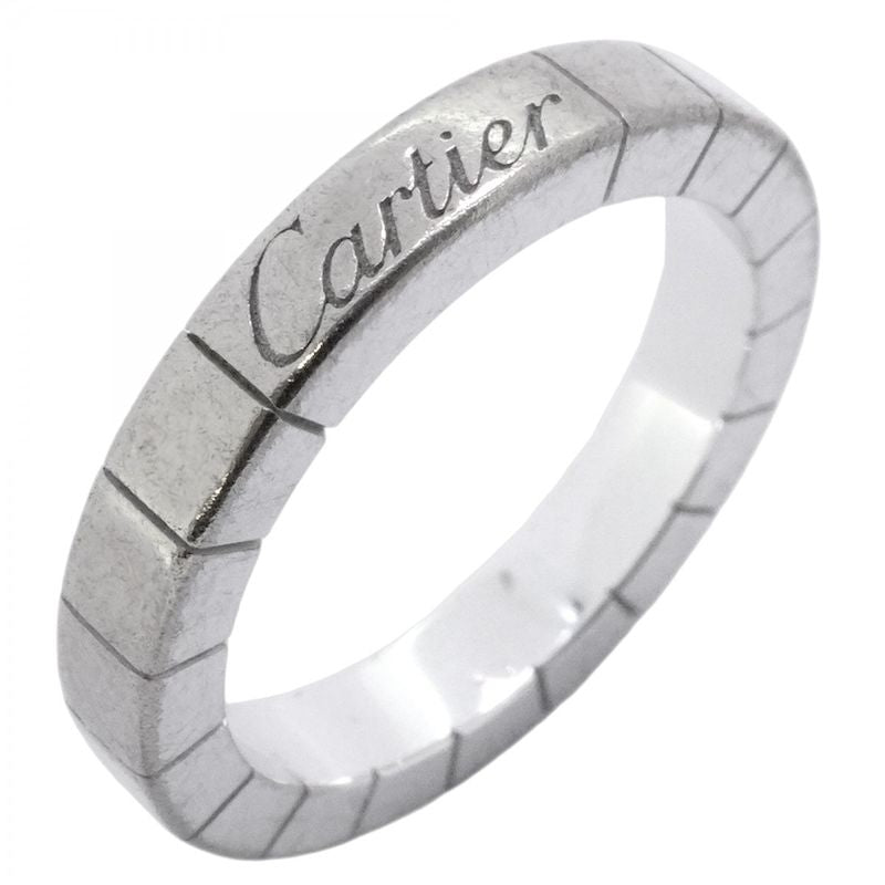 Cartier Ring Lanier 18K White Gold White Gold #47 Ladies