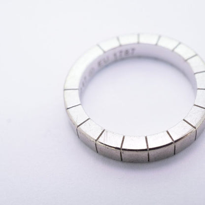 Cartier Ring Lanier 18K White Gold White Gold #47 Ladies