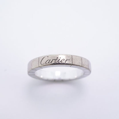 Cartier Ring Lanier 18K White Gold White Gold #47 Ladies