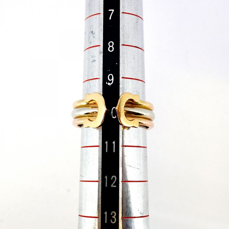 Cartier Ring 2C 18K Yellow Gold Yellow Gold 18K White Gold White Gold 18K Pink
