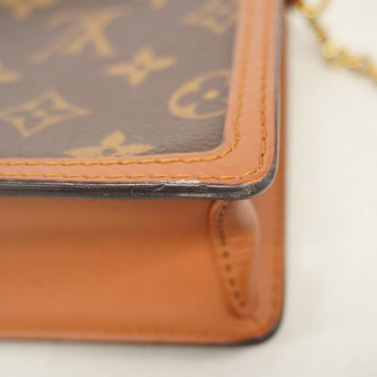 Louis Vuitton Shoulder Bag Monogram Reverse Portefeuille Dauphine M68746 Brown