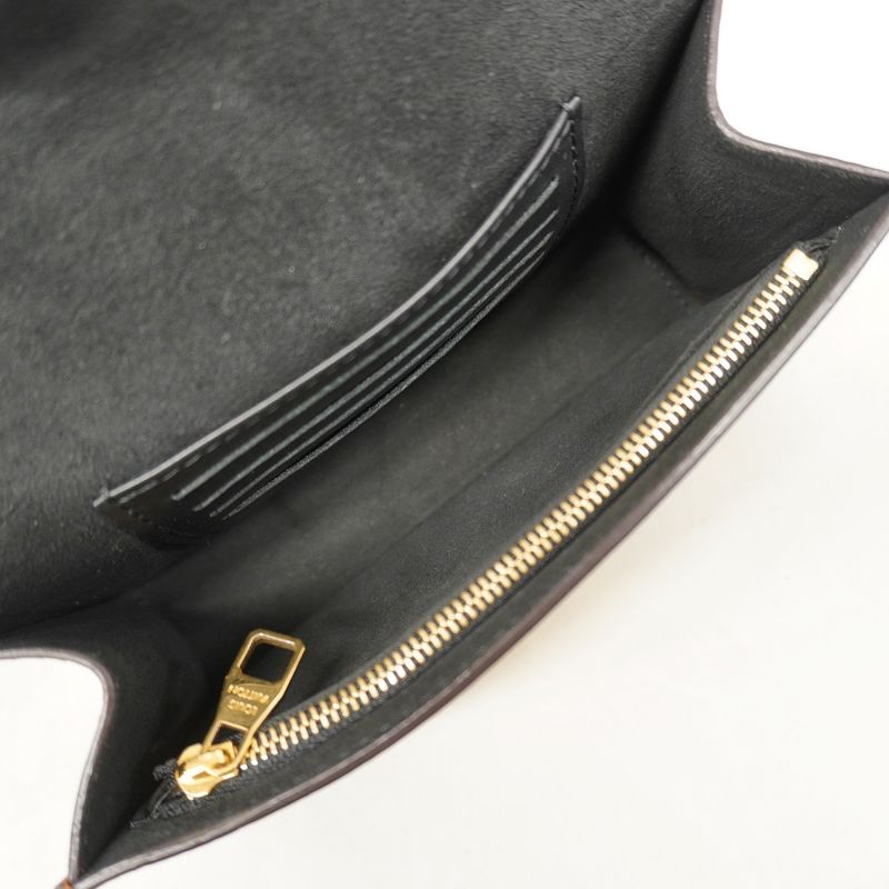 Louis Vuitton Shoulder Bag Monogram Reverse Portefeuille Dauphine M68746 Brown